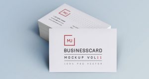 logo template psd business card mock up vol light branding psd