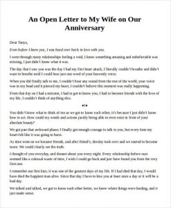 love letter to my wife anniversary love letter to my wife