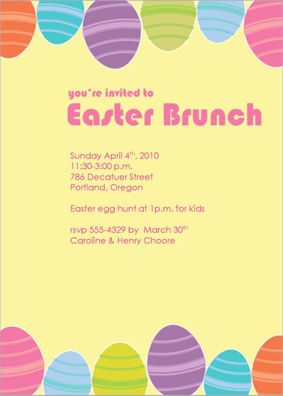 lunch invitation templates