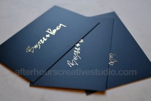 luxury business cards headline