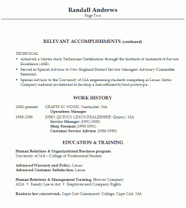 ma resumes examples randalla