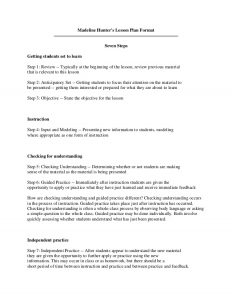 madeline hunter lesson plan example madeline hunter