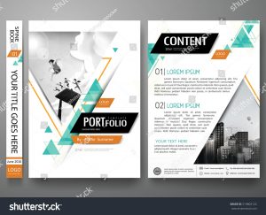 magazine advert templates stock vector portfolio design template vector minimal brochure report business flyers magazine poster abstract