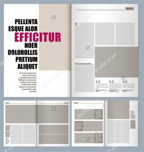 magazine layout template modern magazine layout template