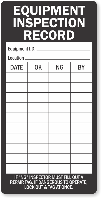 maintenance log template