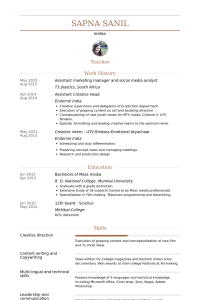 marketing analyst resume assistantmarketingmanagerandsocialmediaanalystresume example