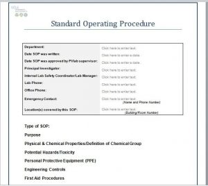 marketing letter sample best standard operating procedure sop templates within standard operating procedures template