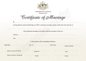 marriage certificate sample sample marriage certificate