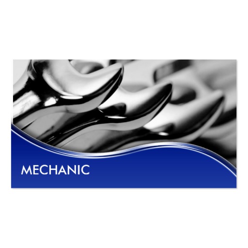 mechanic business cards