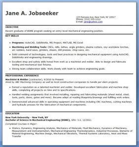 mechanical engineering resume mechanical engineering resume template entry level