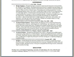 mechanical engineering resumes engineer resume example