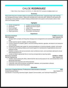 medical administrative assistant resume executive assistant secretary resume