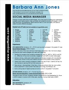 medical assistant resume sample social media manager resume sample