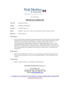 medical assistant resume template job posting template