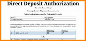 medical cv template generic direct deposit form