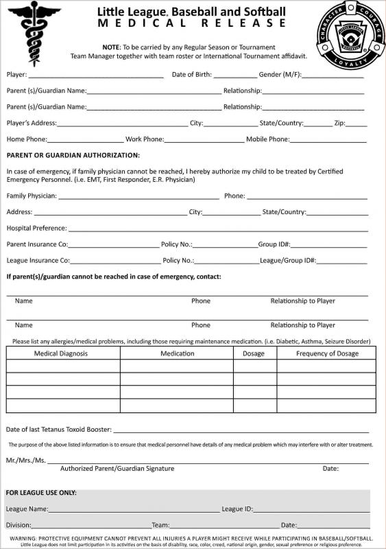 medical record release form