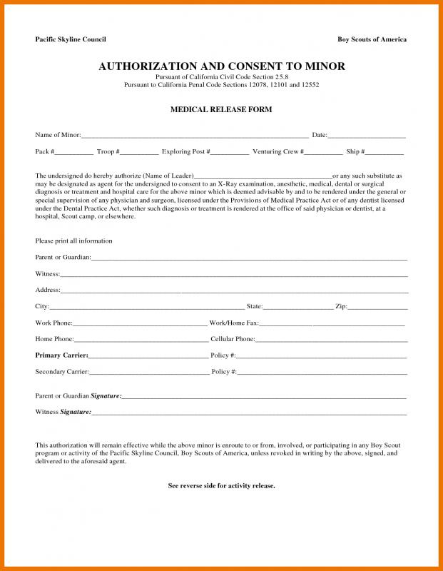 medical-release-form-for-child-template-business
