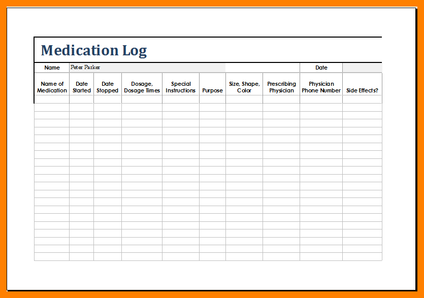 medication-list-template-template-business