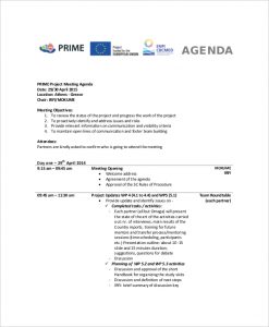 meeting agenda template doc example project status meeting agenda