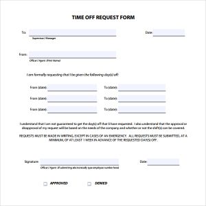 meeting agenda template doc printable doc free download time off request form