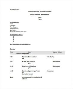 meeting agenda template word meeting agenda template word