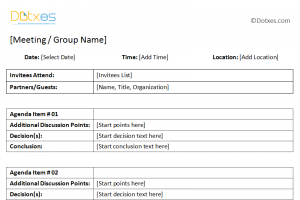 meeting minute template word general meeting minutes template with table format featured image