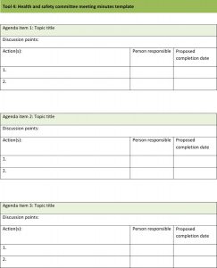 meeting minute template word minutes of health and safety meeting template