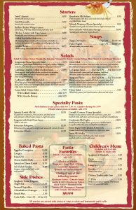 menu design templates diner menu template page