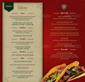 menu design templates food menu templates