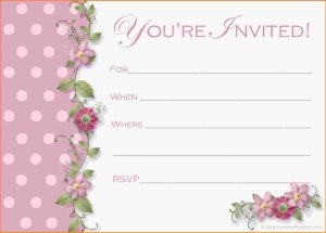 menu for baby shower th birthday invitation templatestes free party invitation templates letterhead template sample