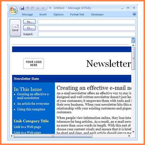 microsoft publisher newsletter templates