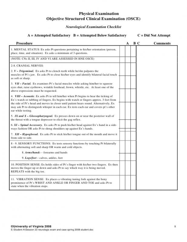 microsoft word checklist template