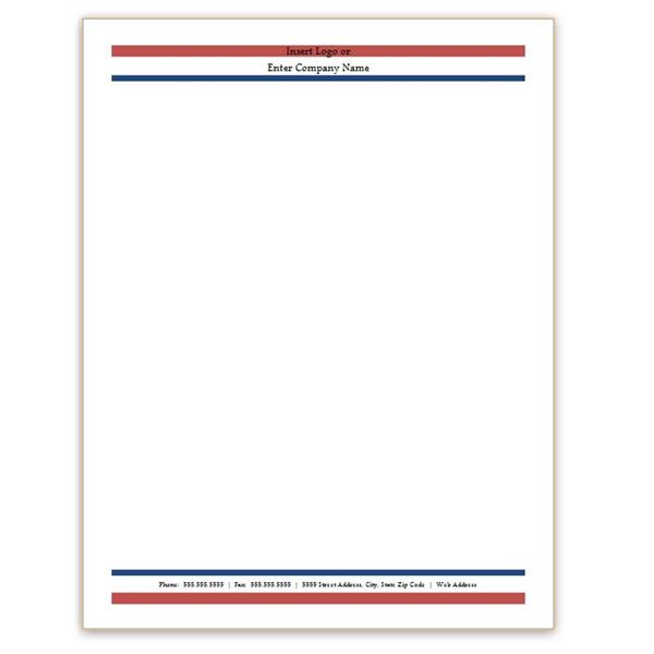 microsoft word letterhead template