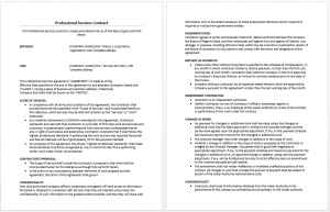 microsoft word memo templates professional services agreement