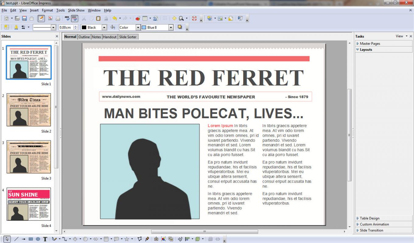 newspaper templates for microsoft word free