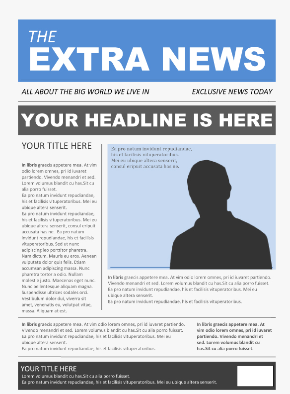 microsoft word newspaper template