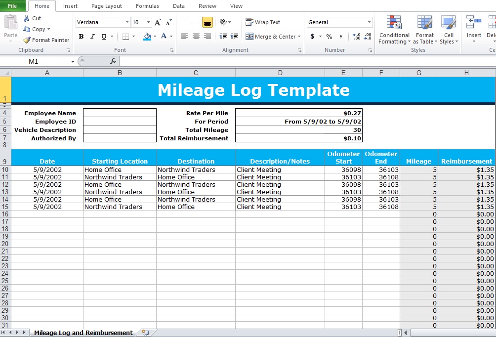 gas-mileage-log-template-download-printable-pdf-templateroller