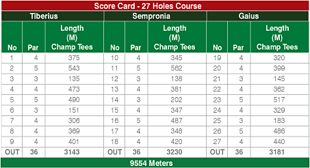 mini golf scorecard