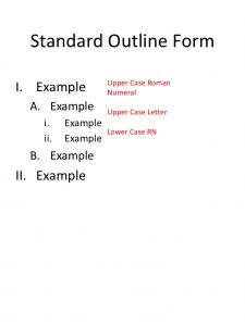 mla format outline template outlining protocols