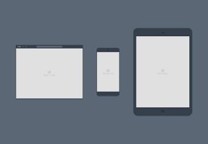 mobile app mockup sample retina drawing tools psd