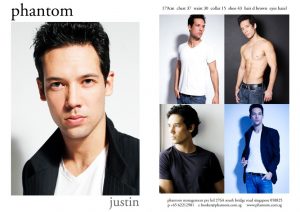 model comp card template justin b compcard