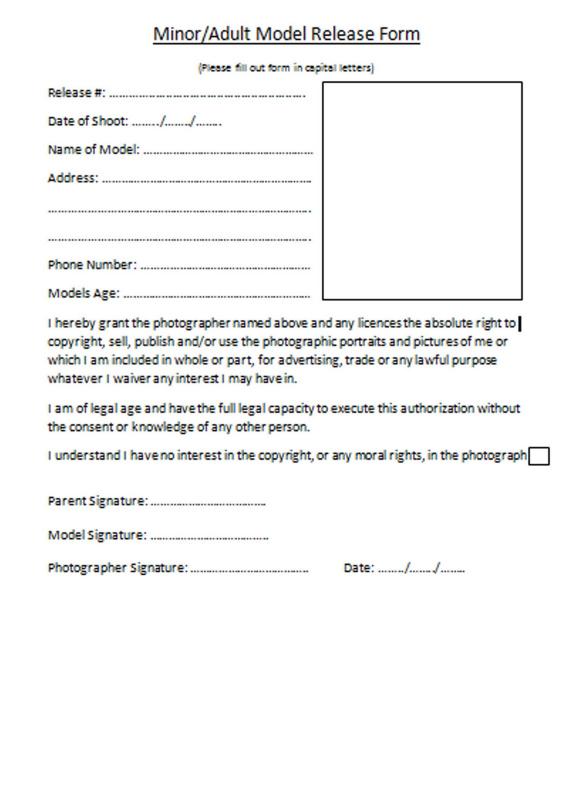 model release form template