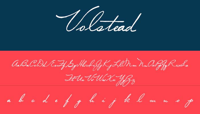 modern cursive font