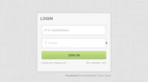 modern website templates login form coded