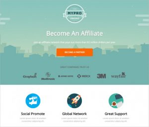 modern website templates mypro affiliate unbounce landing page template x