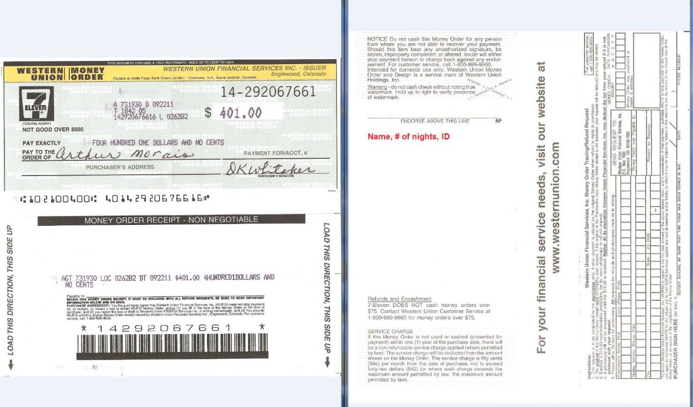 Money Order Template Template Business