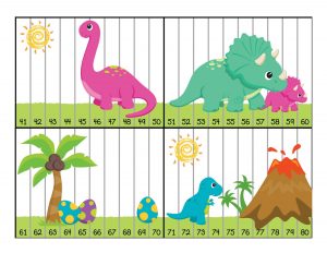 montessori lesson plans dinosaur numbers puzzle activity