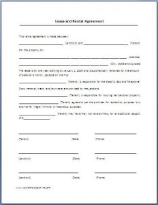 month to month lease template rental lease template