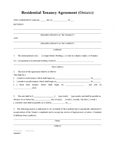 month to month rental agreement form residential tenancy agreement l