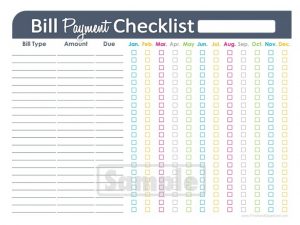 monthly bill template monthly payment template wanted poster layout xmas list template